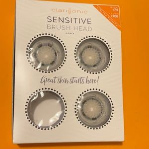 Clarisonic Sensitive Brush Head 3 pack, NIB